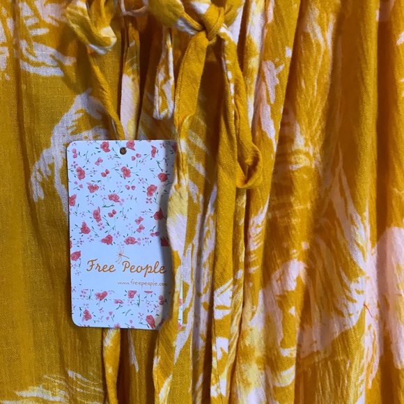 NWT Free People | Lille Maxi Dress | Yellow - Picture 6 of 8